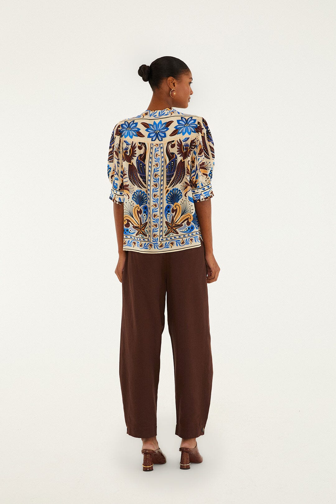 FARM Rio Sand Nature Land Blouse