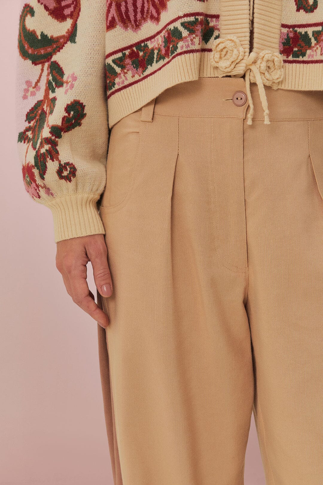 FARM Rio Bicolor High Waist Pants