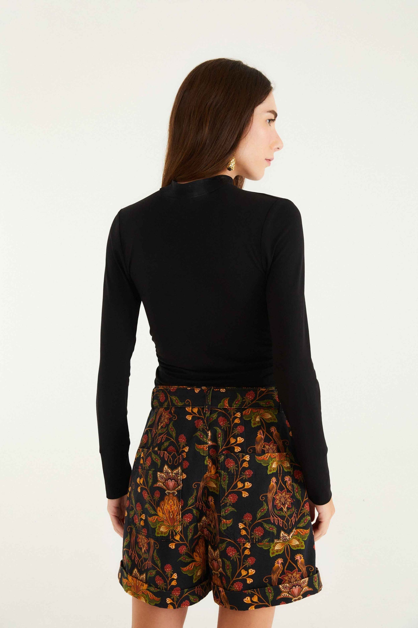FARM Rio Black Berry Garden Shorts | FARM Rio