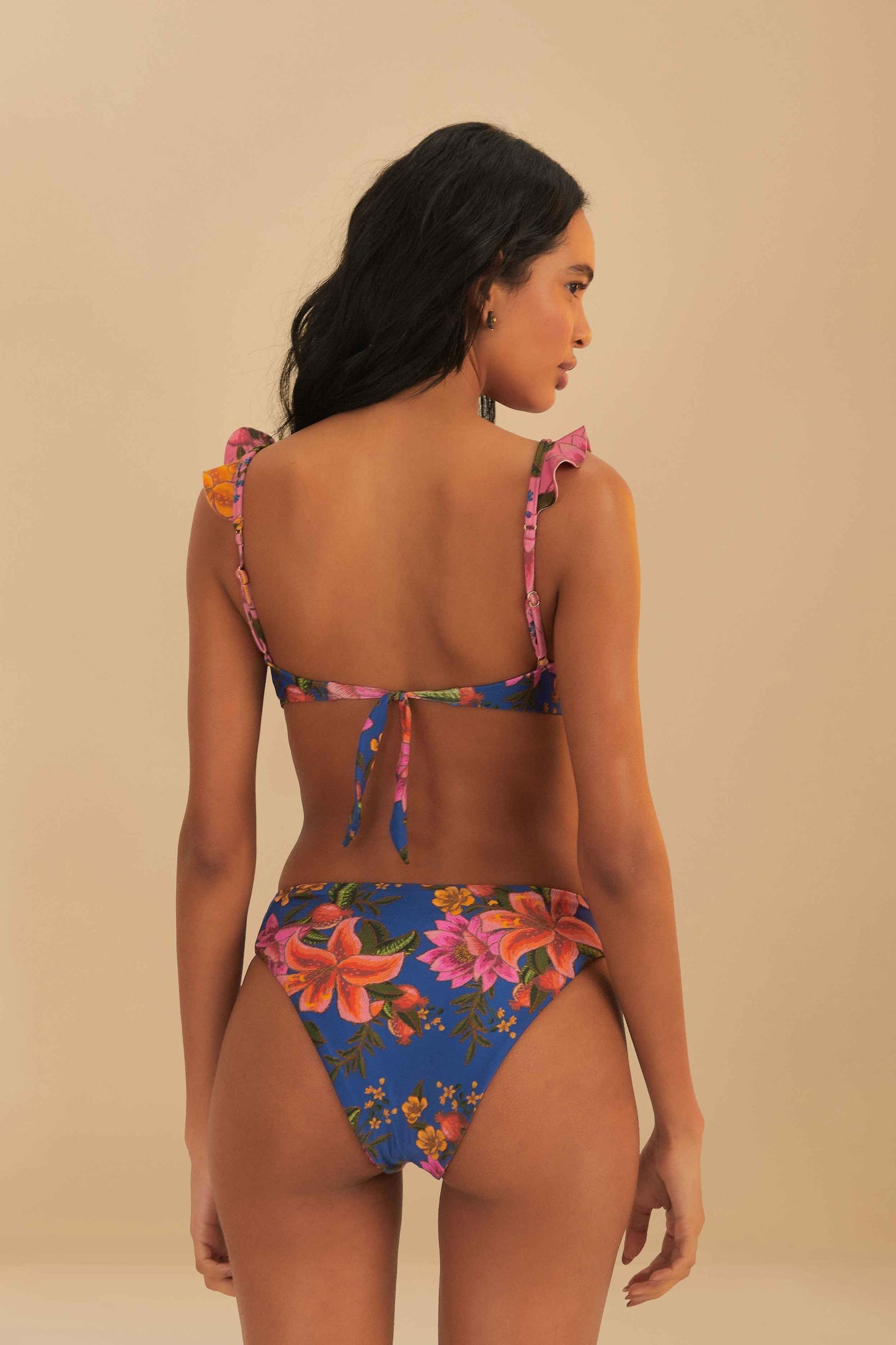 FARM Rio Multicolor Summer Fruit Underwire Bikini Top