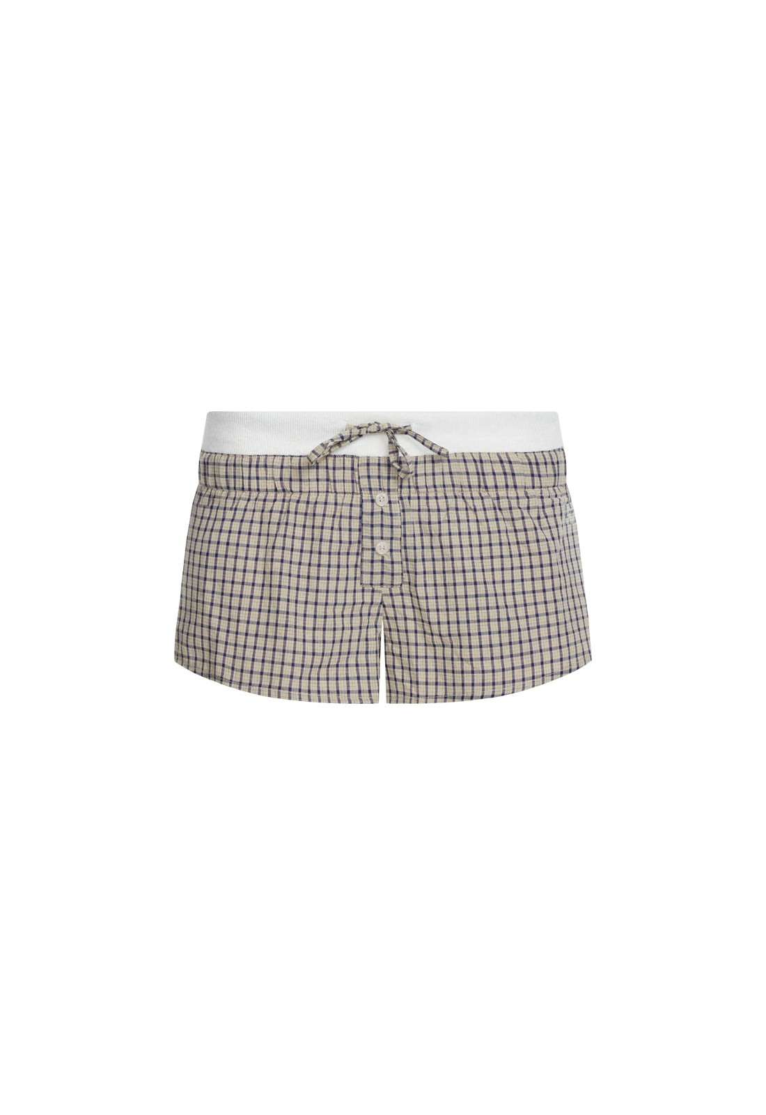 Lioness Fashion Sale | Nirvana Short - Vintage Beige Plaid