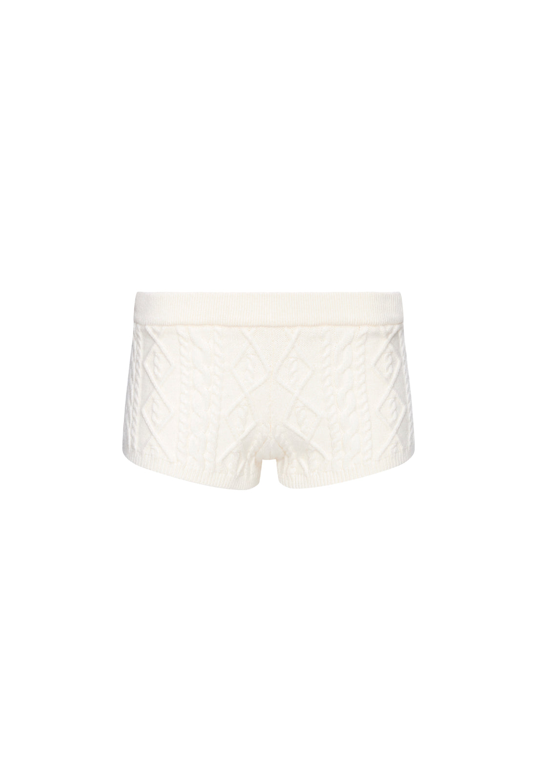 Lioness Fashion For Sale | HOUSEWIFE KNIT SHORT - CREAM CABLE