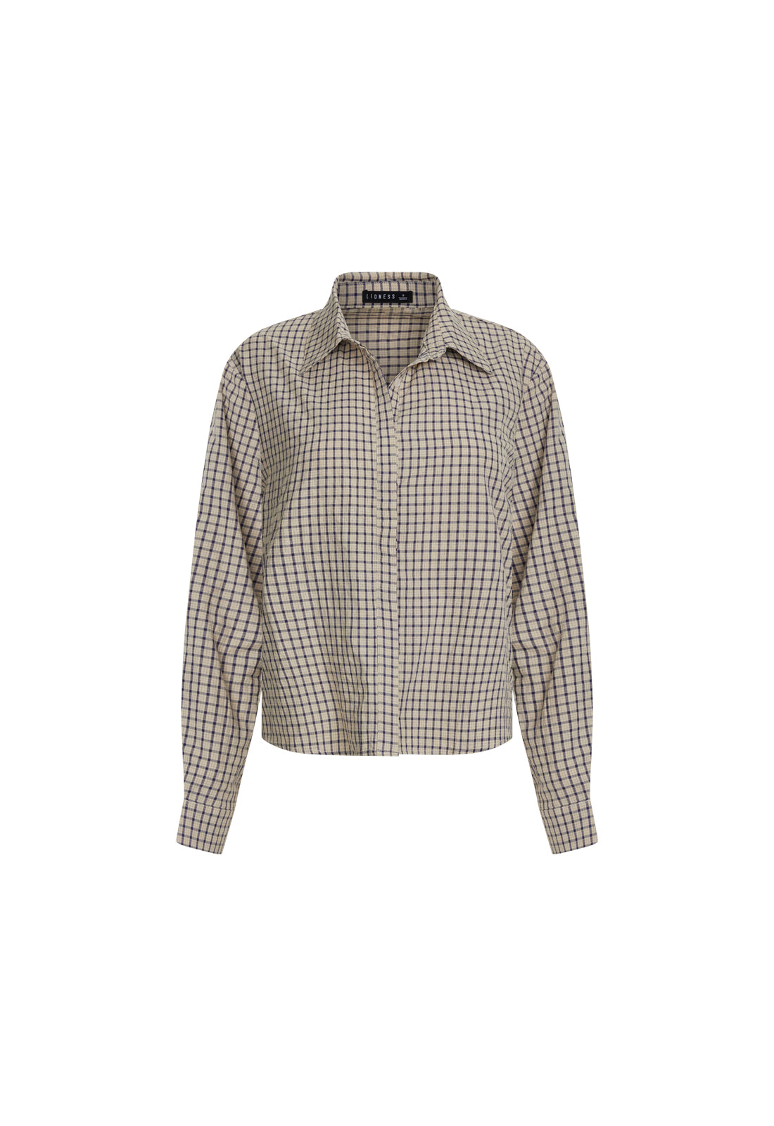 Lioness Fashion Outlet | Naomi Shirt - Vintage Beige Plaid