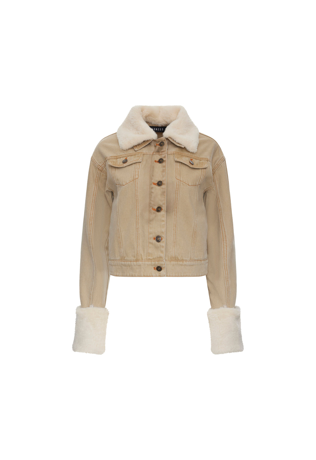 Lioness Fashion Store | APRES DENIM JACKET - STONE