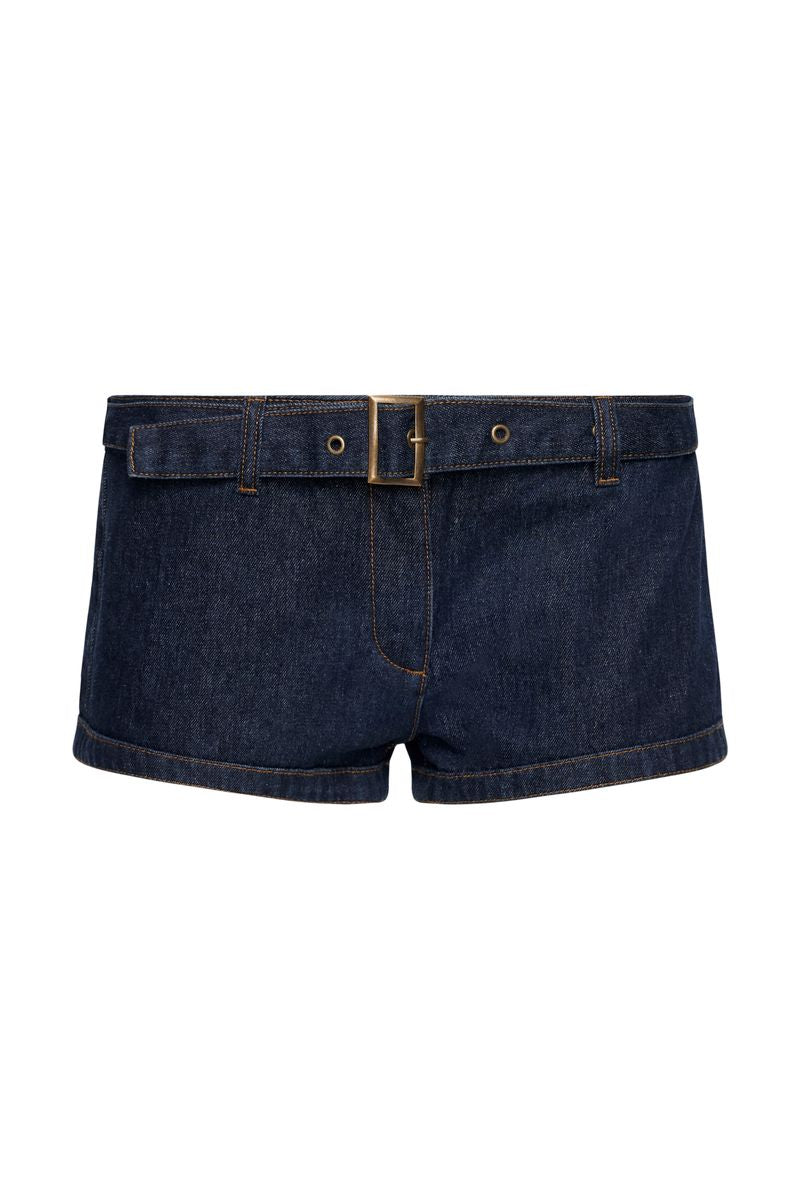 Lioness Fashion Sale | AFTERGLOW MINI SHORT - DARK DENIM