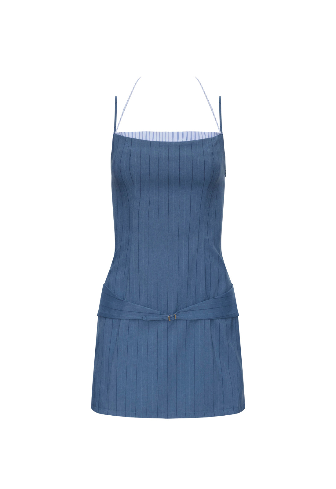 Lioness Fashion Online | GLACÉ MINI DRESS - NAVY STRIPE