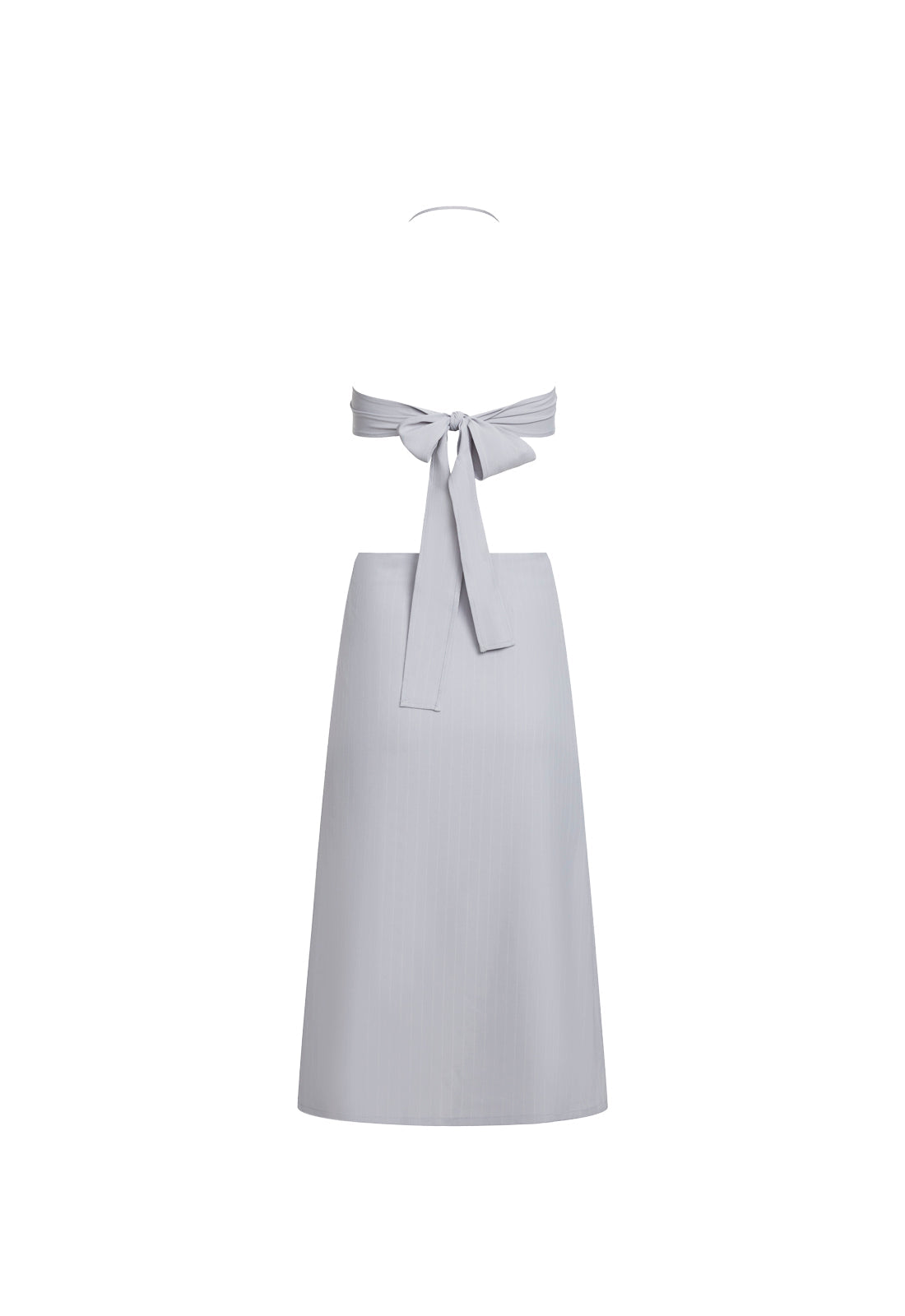 Lioness Fashion For Sale | MOONLIT MIDI DRESS - LIGHT GREY PINSTRIPE