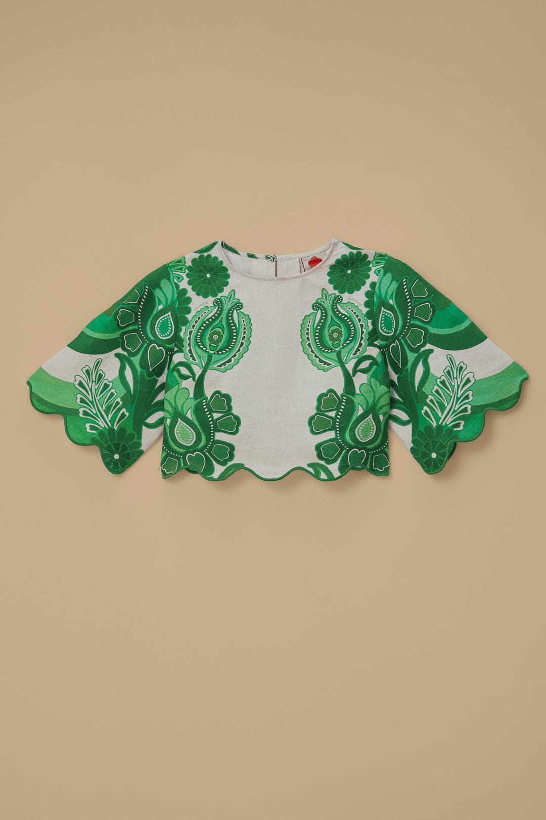 FARM Rio Green Color Festival Euroflax™ Blouse
