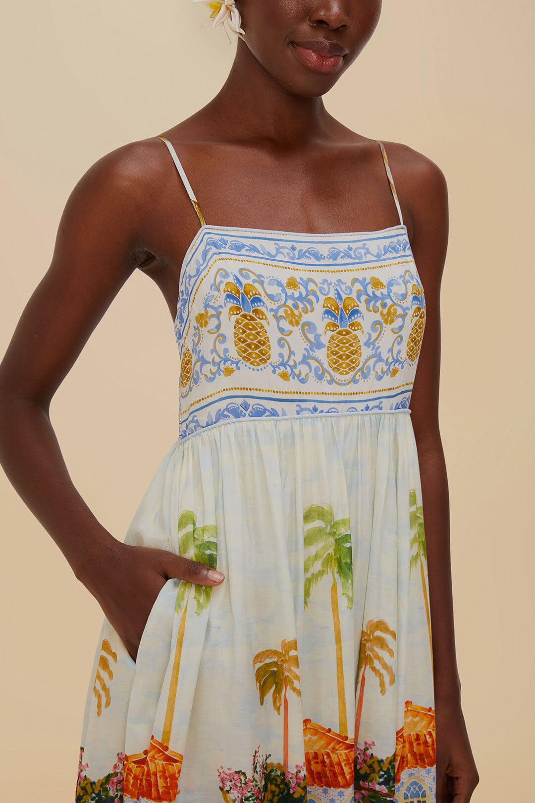 FARM Rio Multicolor Aracati Maxi Dress
