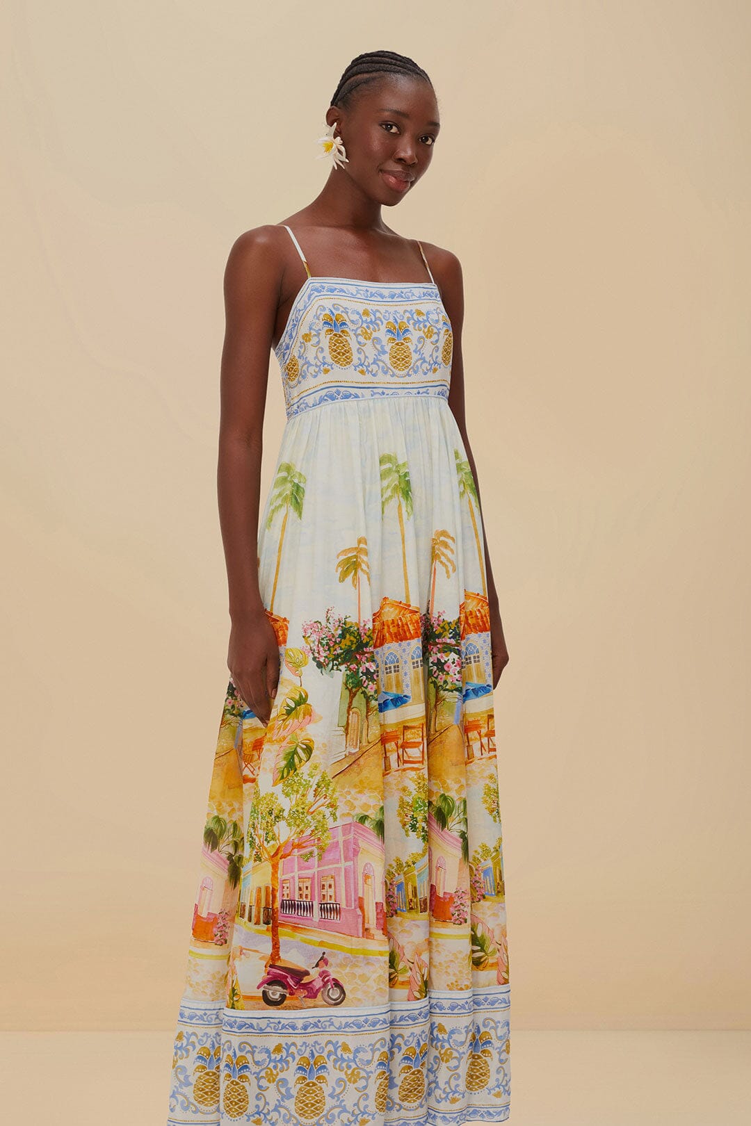 FARM Rio Multicolor Aracati Maxi Dress