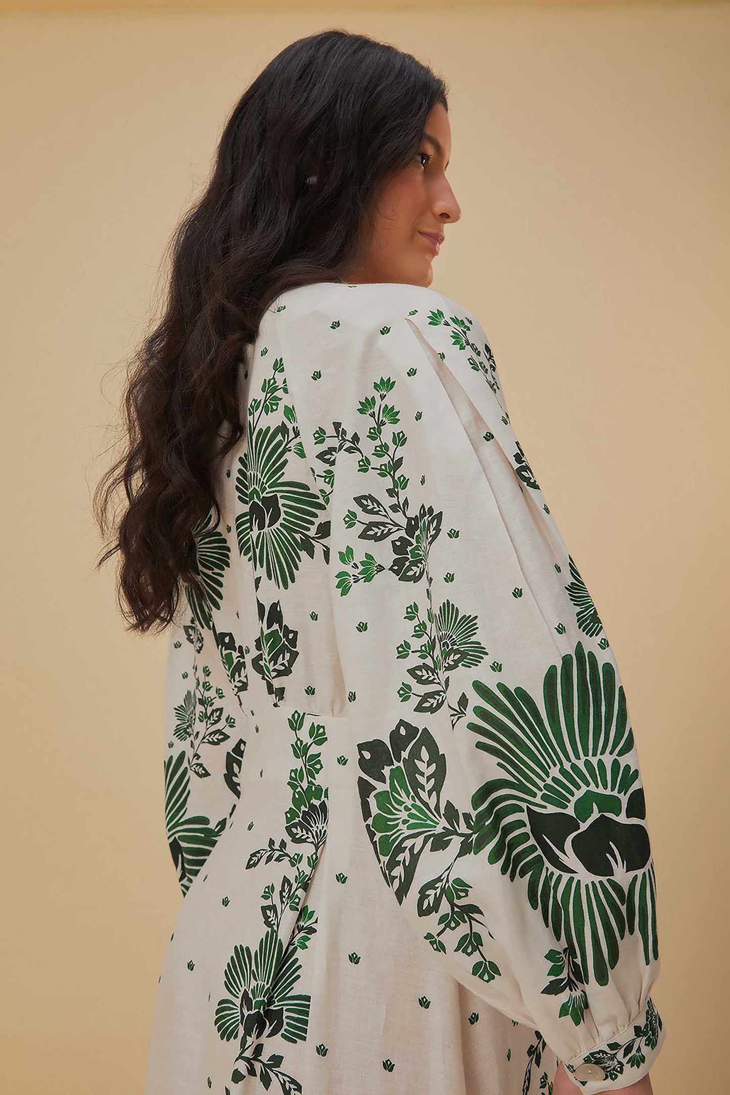FARM Rio Forest Soul Off-White Maxi Dress