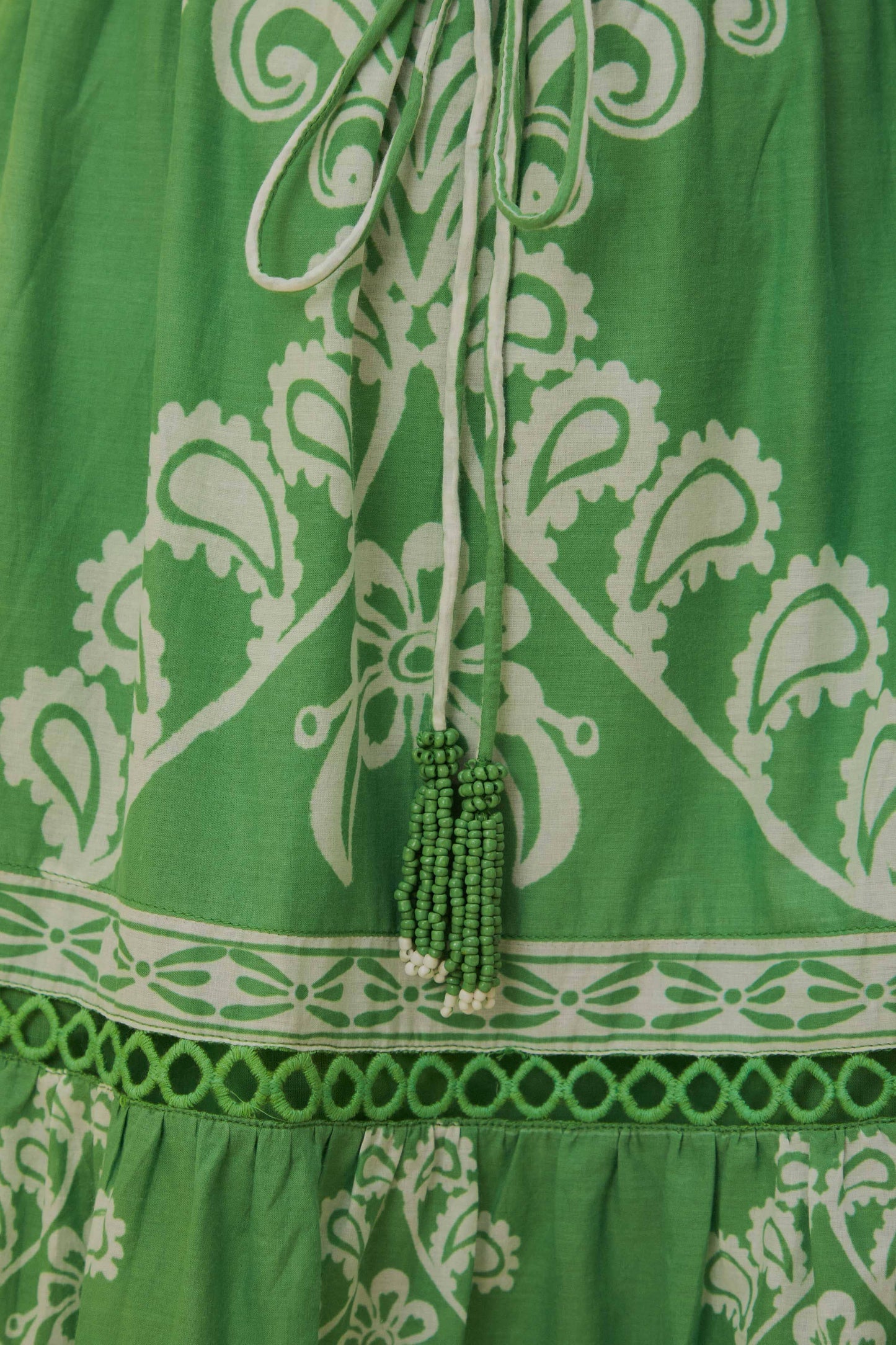 FARM Rio Green Sweet Garden Maxi Dress