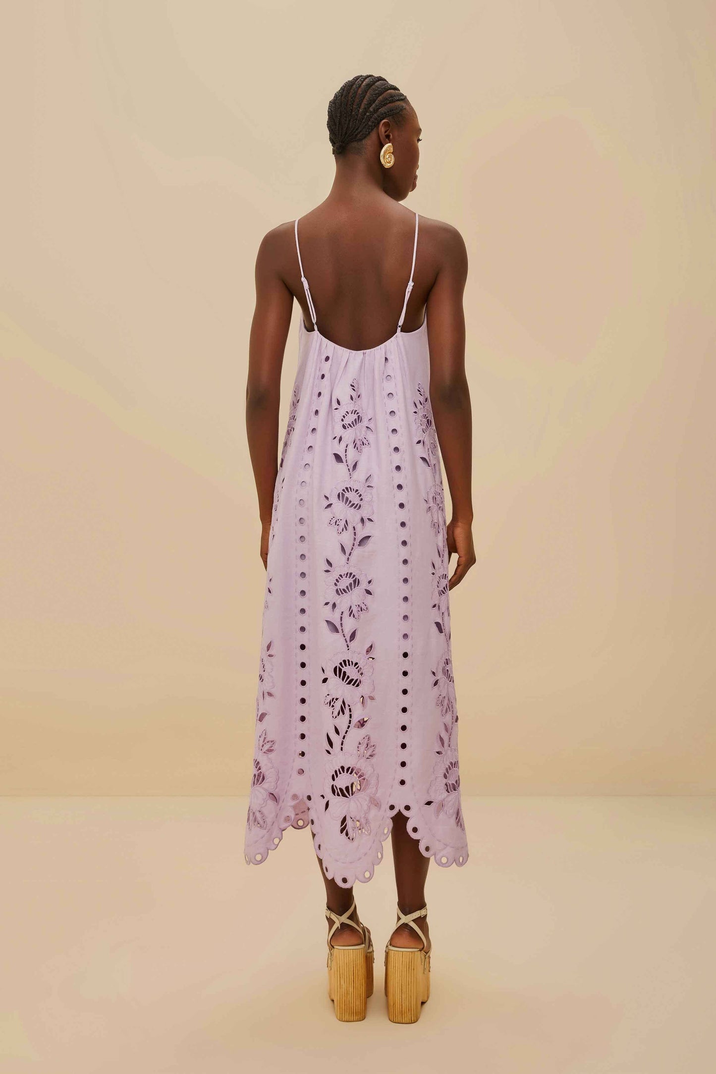 FARM Rio Lilac Richelieu LENZING™ ECOVERO™ Euroflax™ Maxi Dress