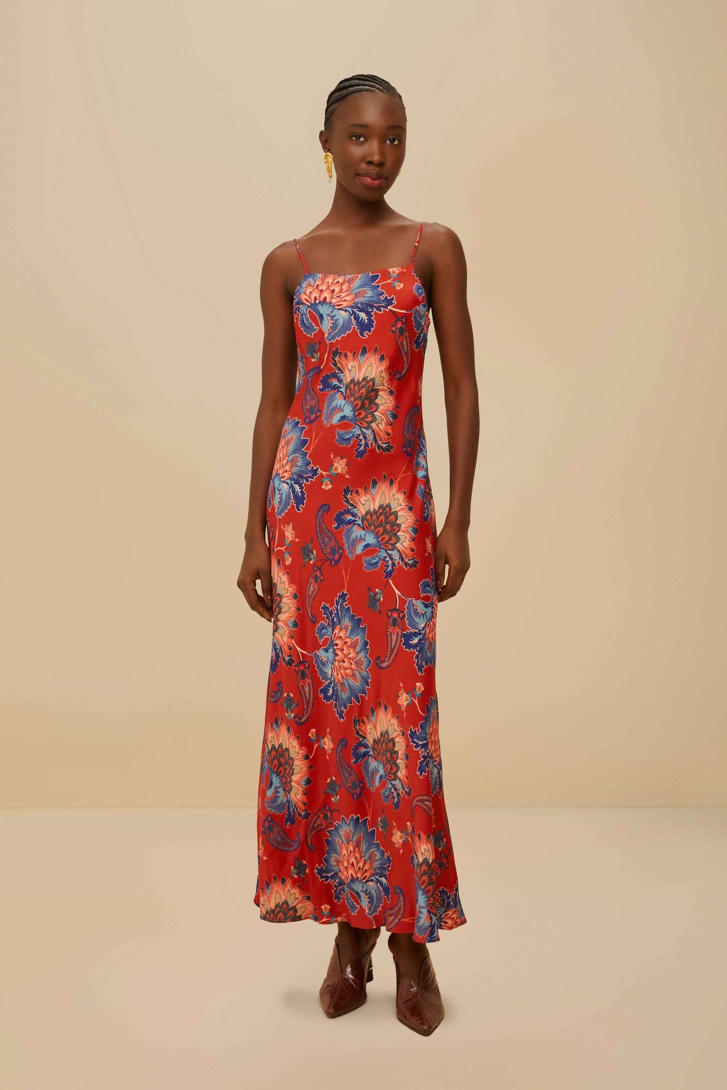 FARM Rio Red Luang LENZING™ Maxi Dress