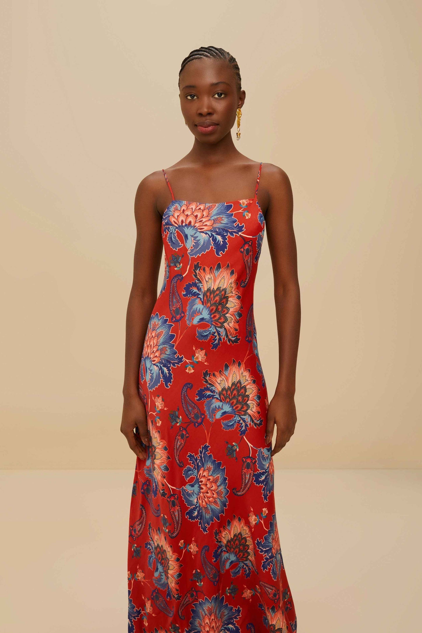 FARM Rio Red Luang LENZING™ Maxi Dress