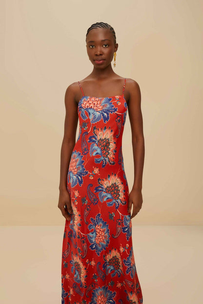 FARM Rio Red Luang LENZING™ Maxi Dress