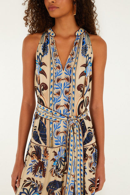 FARM Rio Sand Nature Land Maxi Dress