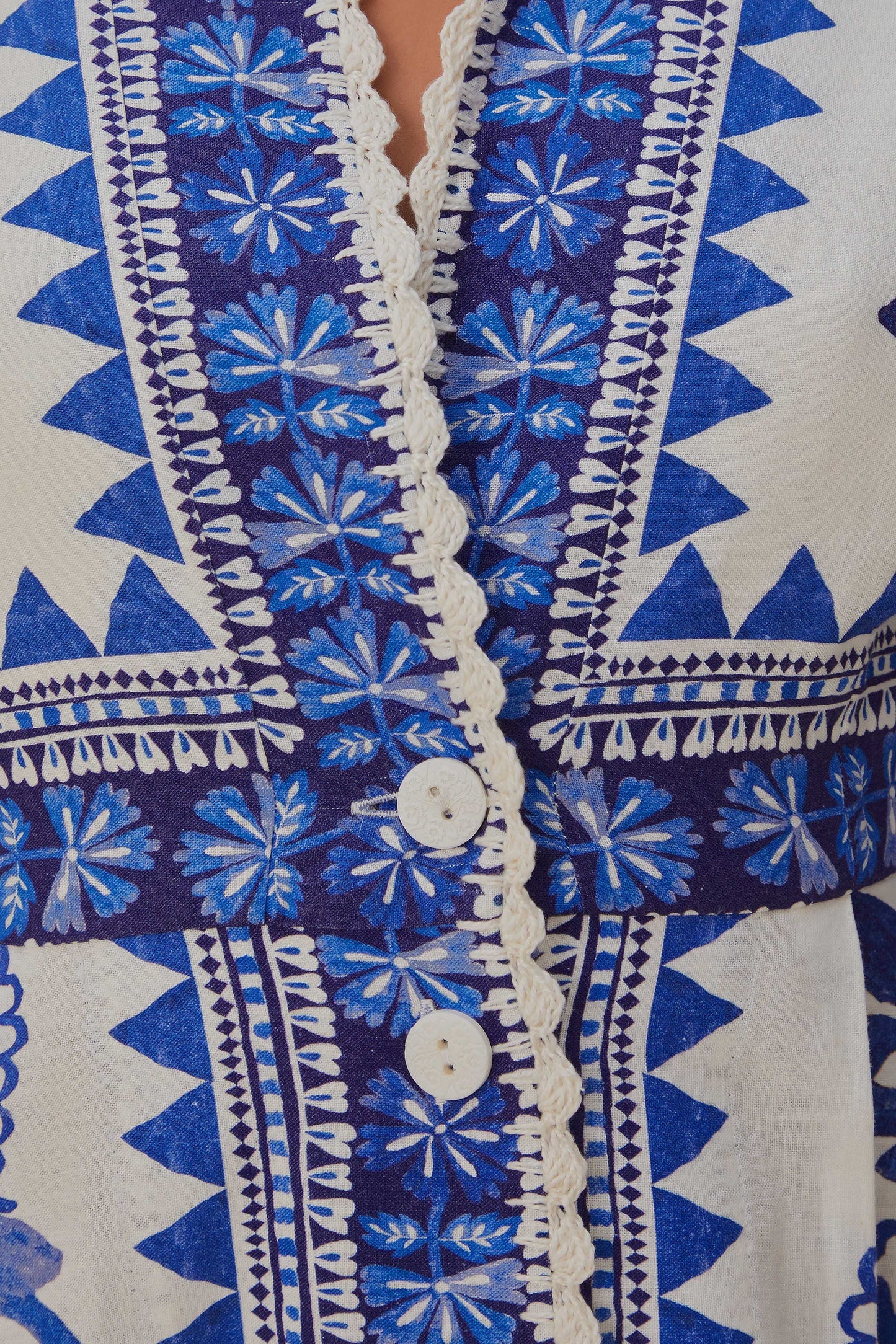 FARM Rio Off-White Flora Tapestry Lenzing™ Ecovero™ Euroflax™ Maxi Dress