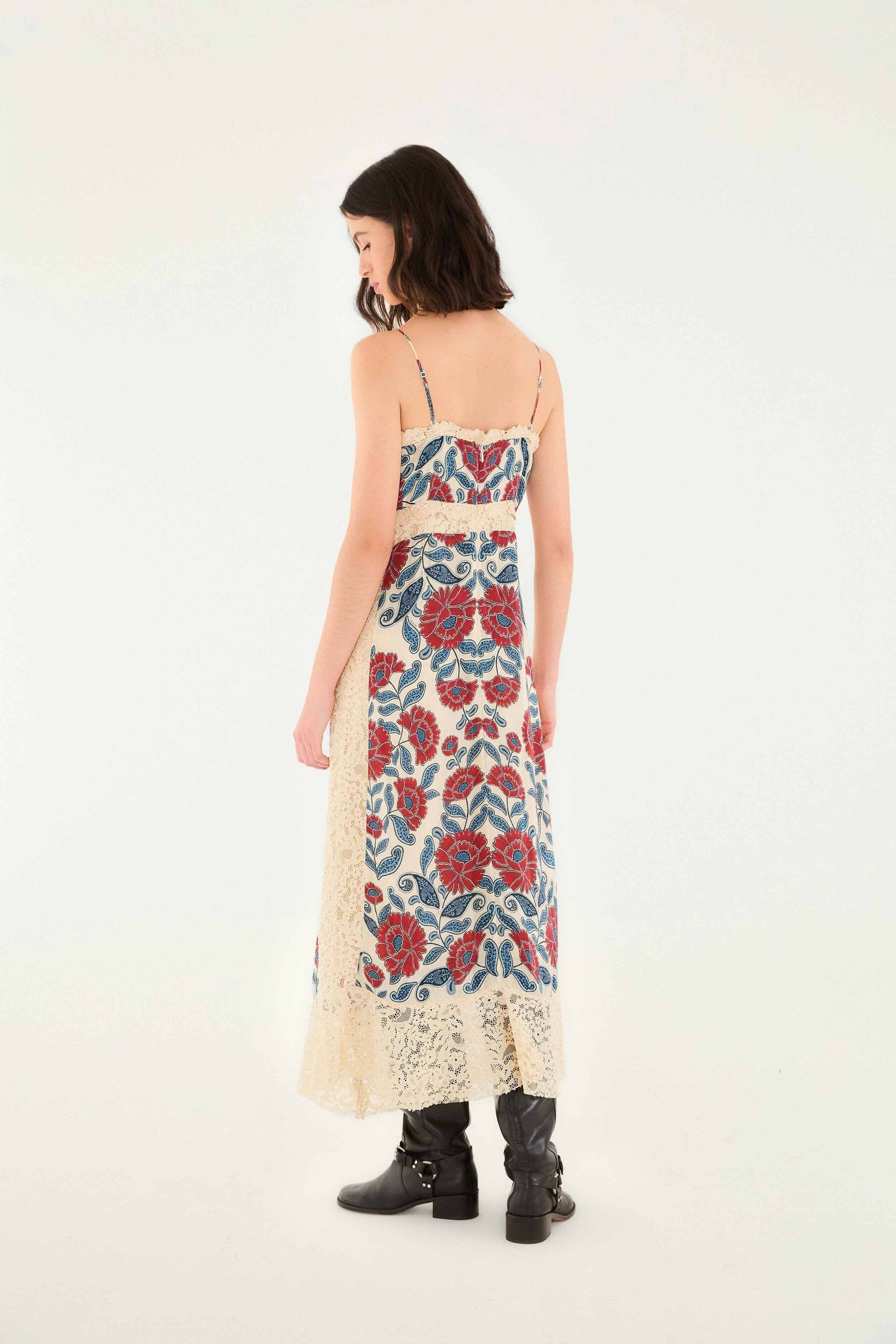 FARM Rio Sand Francesca Midi Dress | FARM Rio
