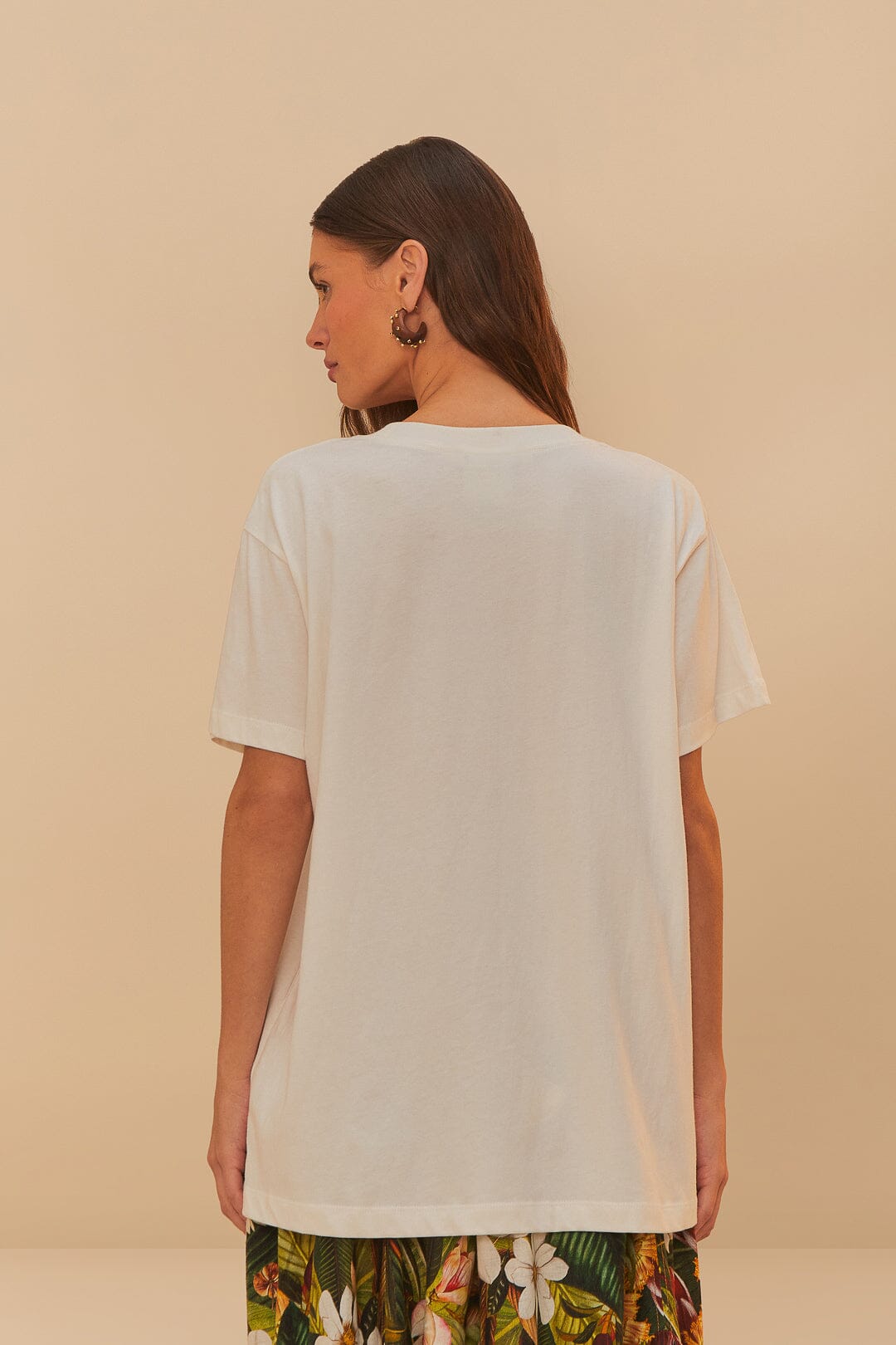 FARM Rio Off-White Buena Gente Relaxed T-Shirt
