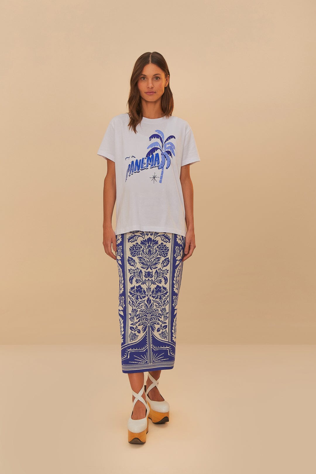 FARM Rio Off-White Girls Rio Ipanema T-Shirt