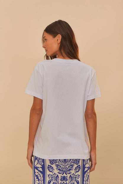 FARM Rio Off-White Girls Rio Ipanema T-Shirt