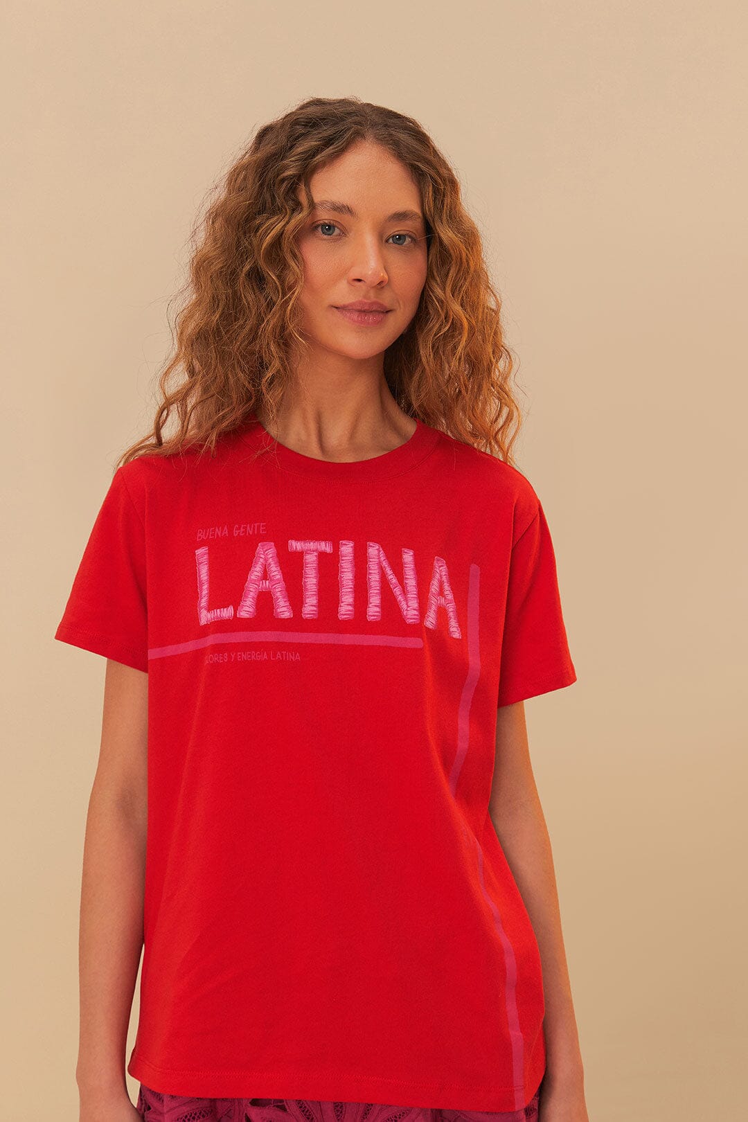 FARM Rio Red Latina T-Shirt