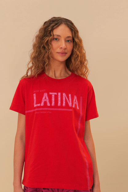 FARM Rio Red Latina T-Shirt