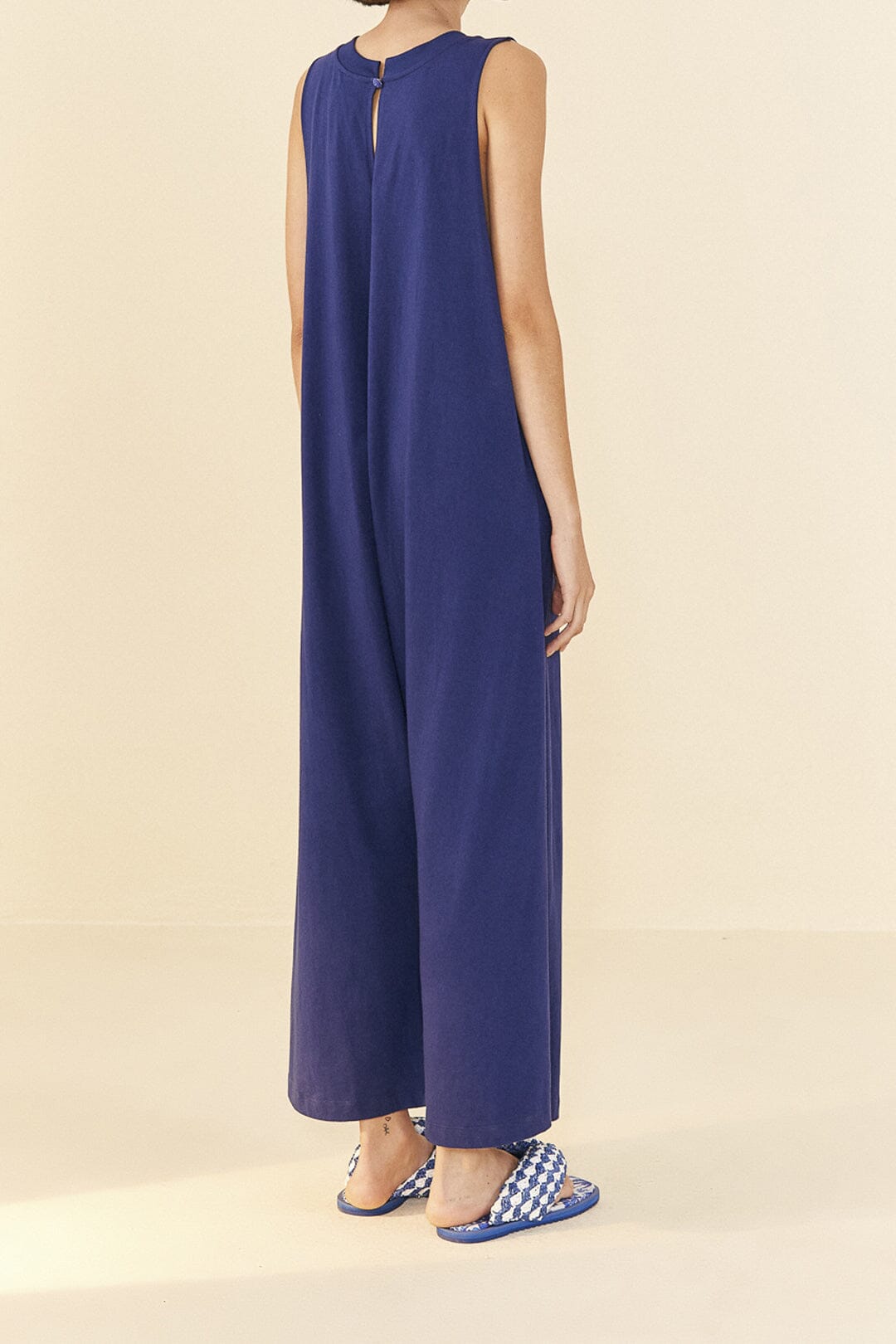 FARM Rio Navy Blue Nature Organic Cotton Jumpsuit