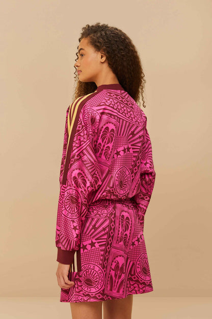 FARM Rio Adidas Tropical Club Pink Skirt