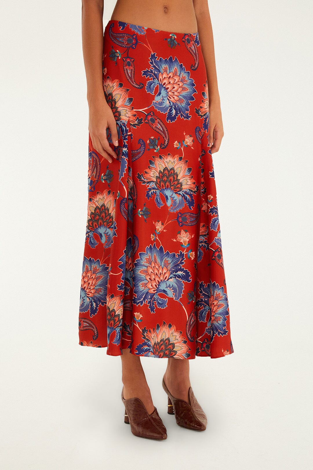 FARM Rio Red Luang LENZING™ Maxi Skirt
