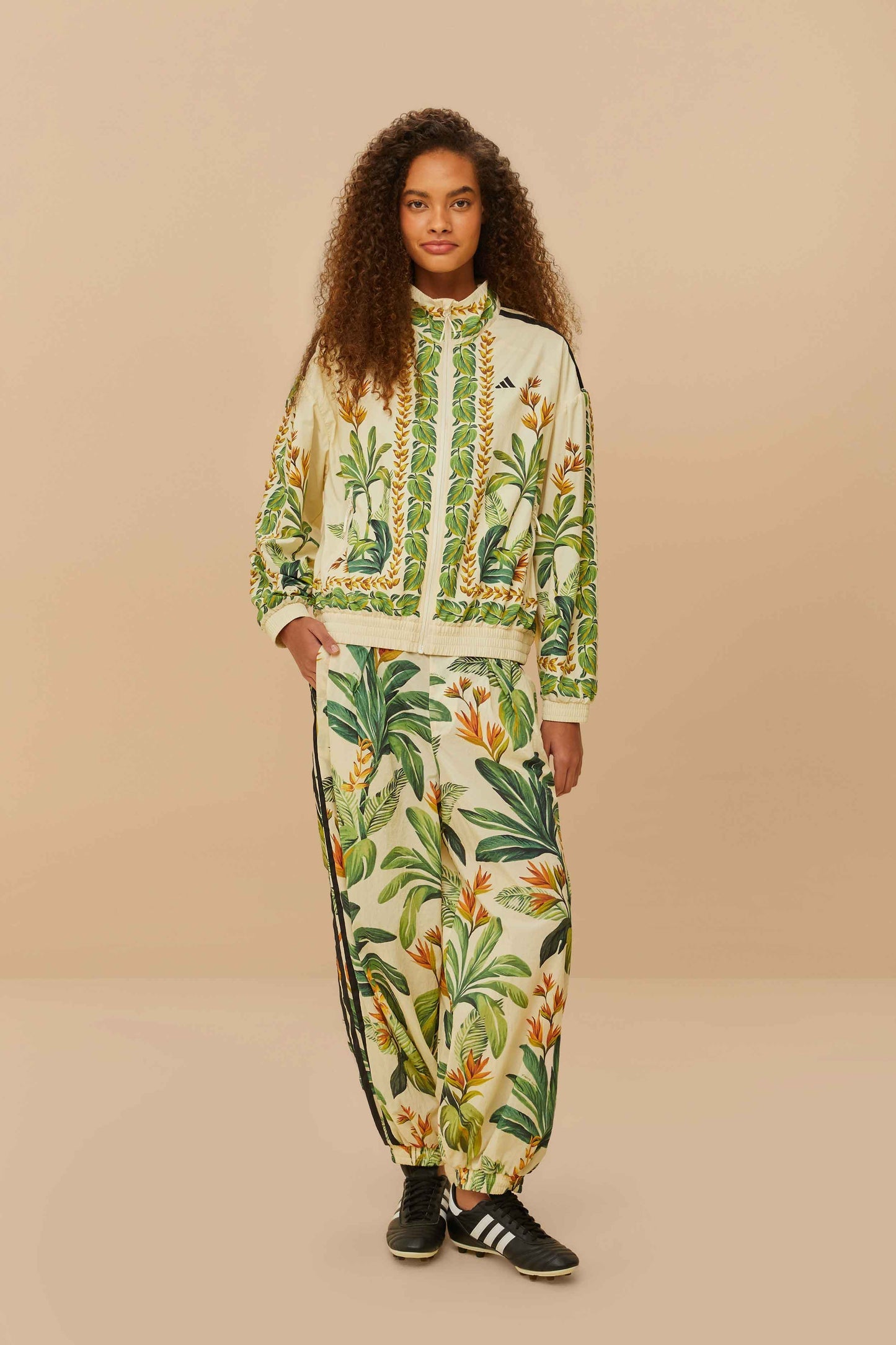 FARM Rio Adidas Tropical Breeze Cream White Pants