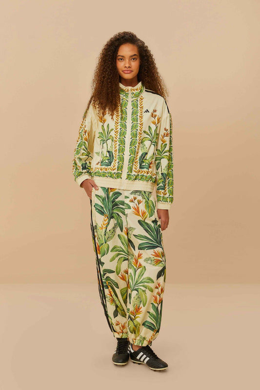 FARM Rio Adidas Tropical Breeze Cream White Pants