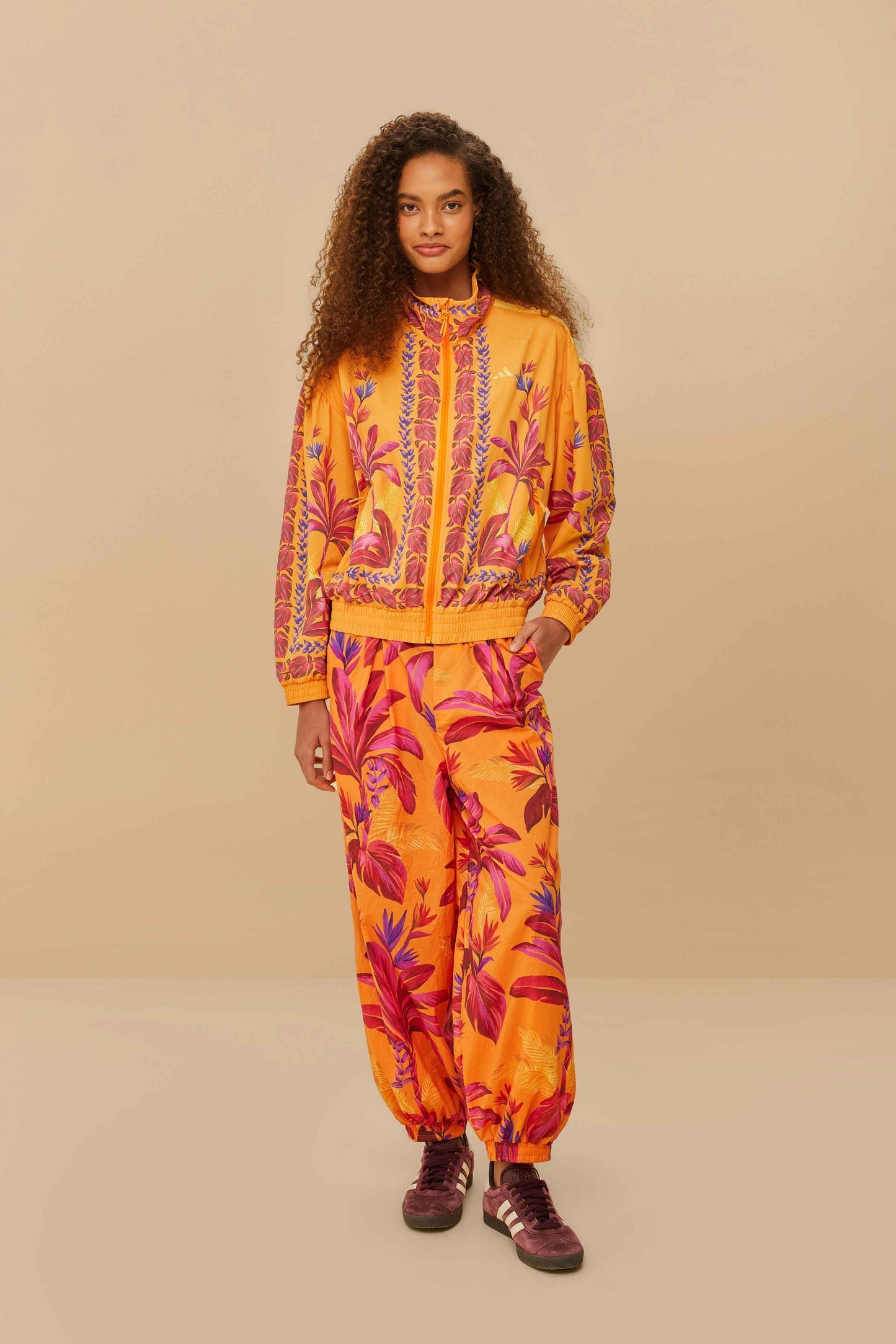 FARM Rio Adidas Tropical Breeze Bright Orange Pants
