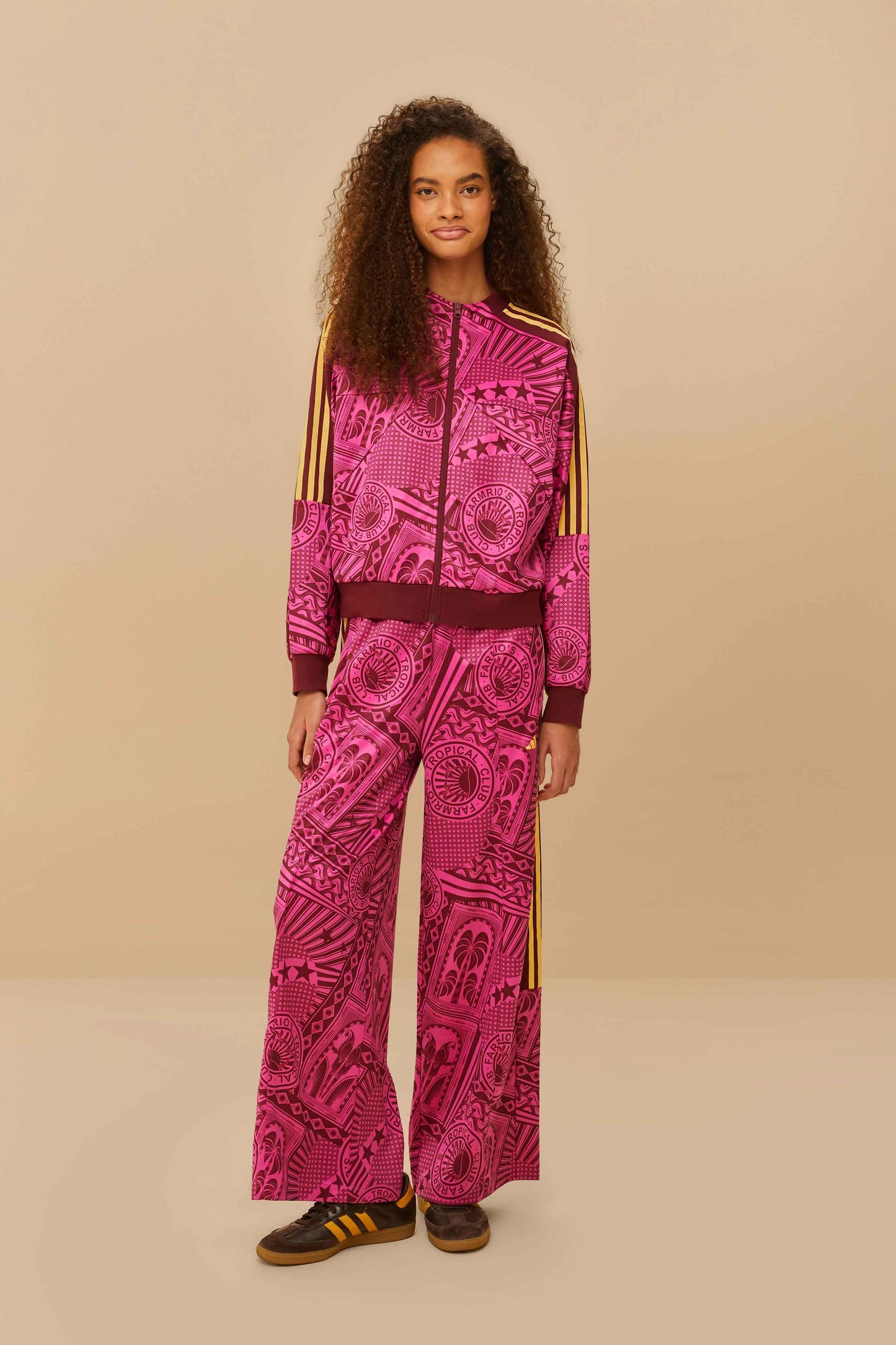 FARM Rio Adidas Tropical Club Pink Pants