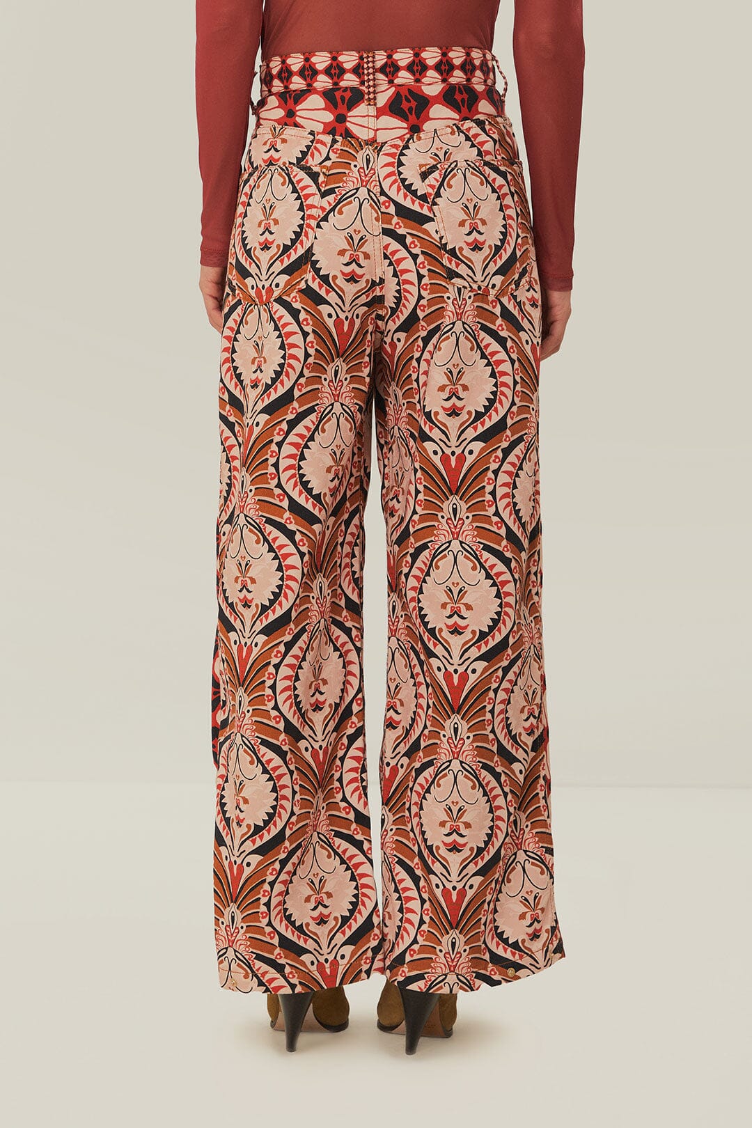 FARM Rio Brown Pineapple Jewelry Pants