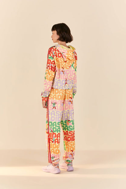 FARM Rio Adidas Farm Trackpants Pearl Citrine