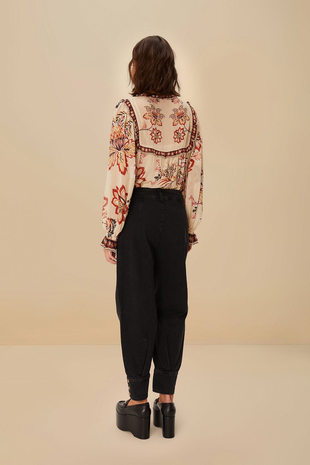 FARM Rio Black Denim Pants