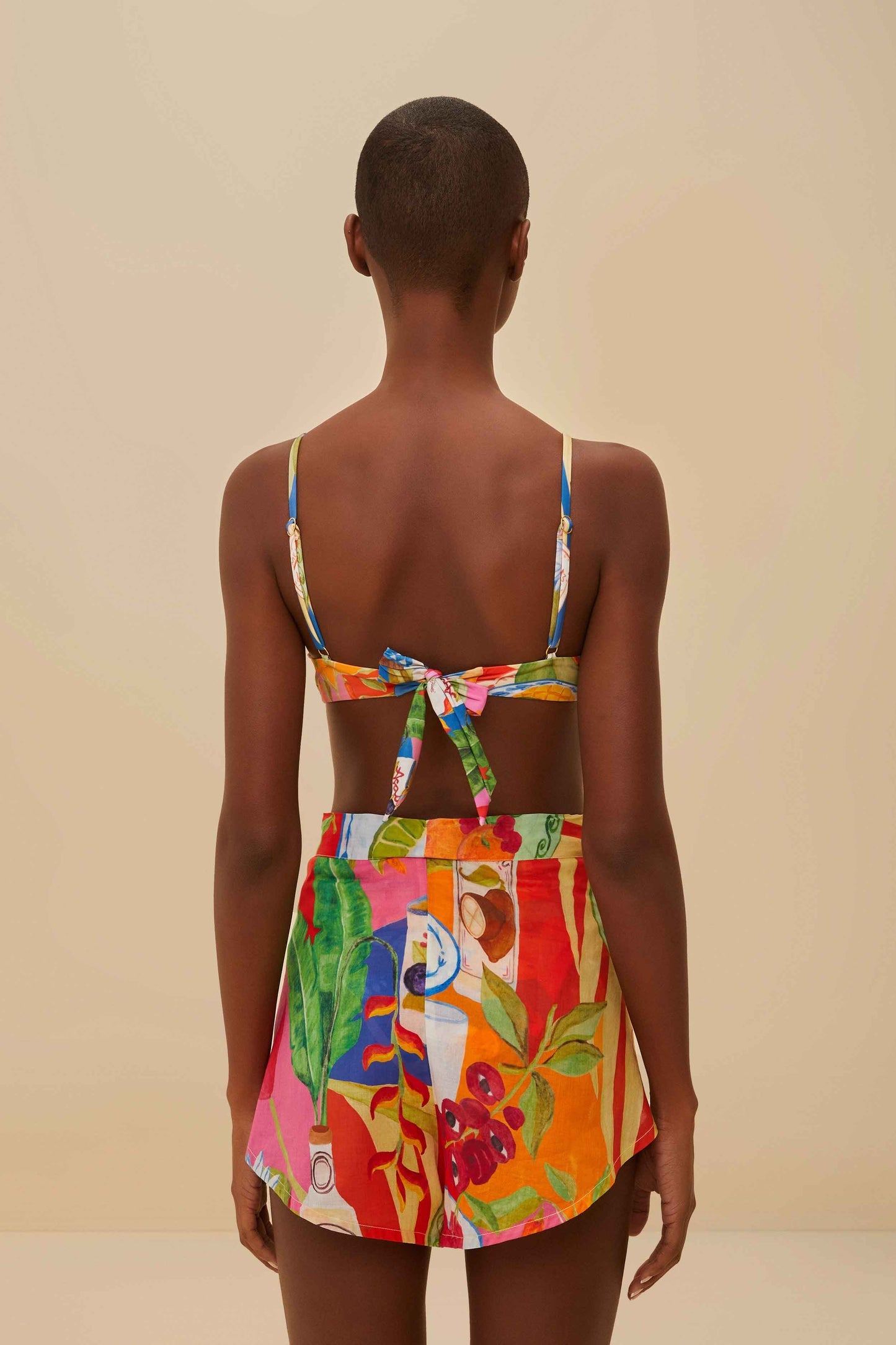 FARM Rio Multicolor Summer Picnic Shorts