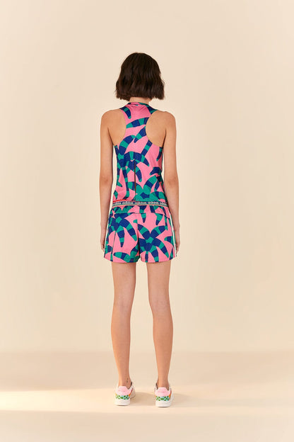 FARM Rio Adidas Farm Pacer Shorts Magenta