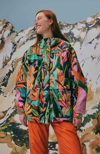 FARM Rio Multicolor Banana Leaves Ski Jacket