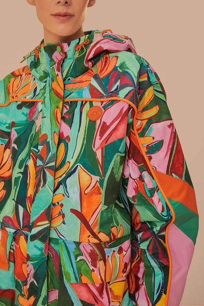FARM Rio Multicolor Banana Leaves Ski Jacket