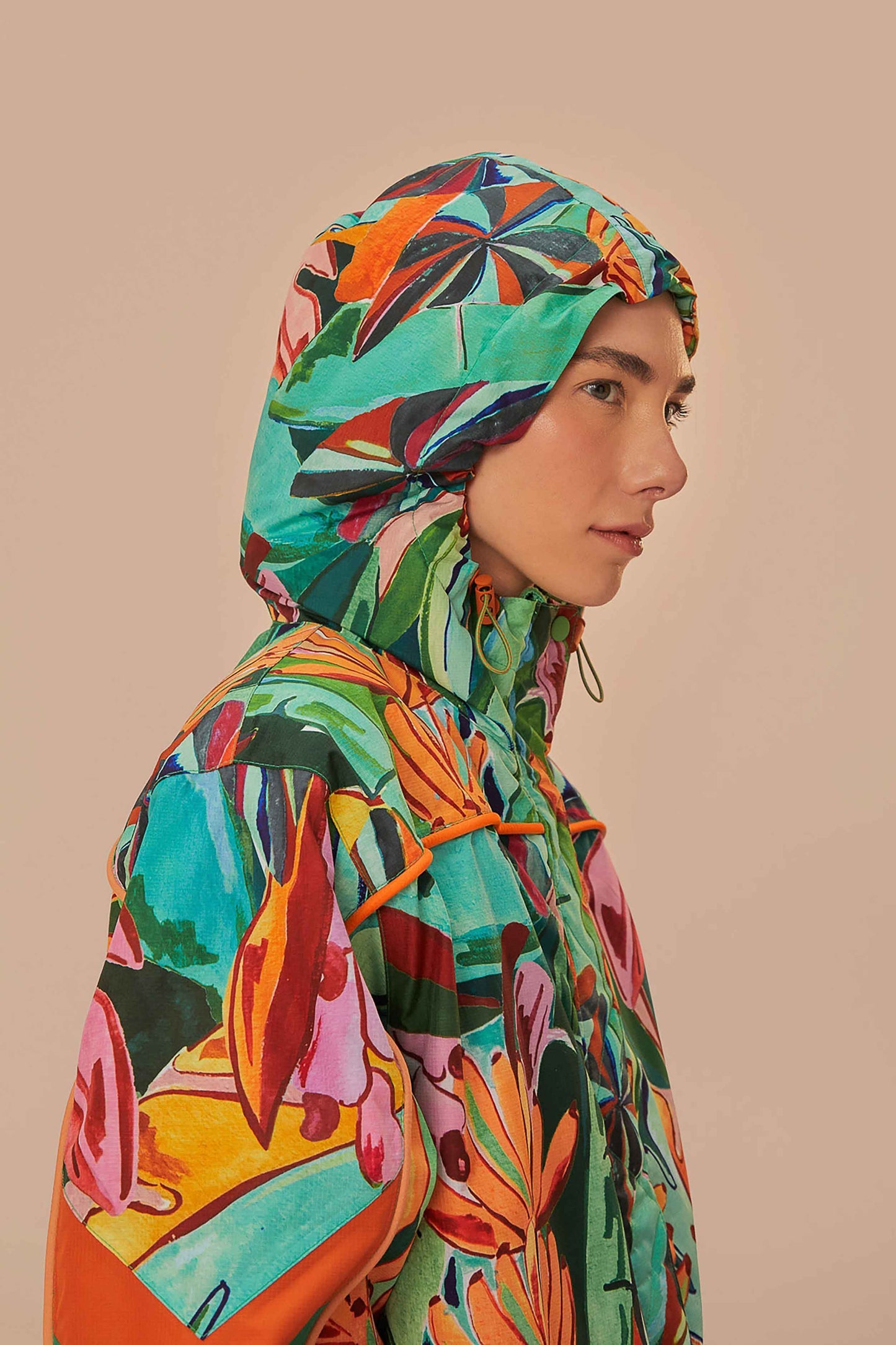 FARM Rio Multicolor Banana Leaves Ski Jacket