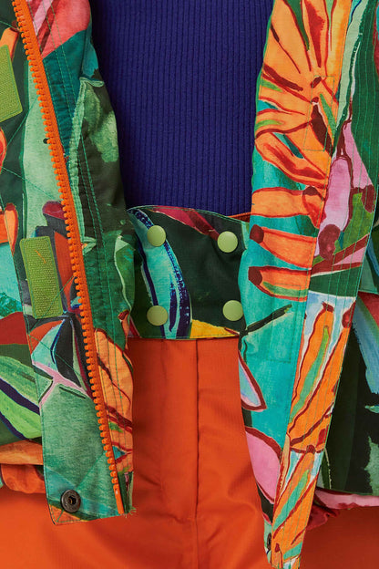 FARM Rio Multicolor Banana Leaves Ski Jacket