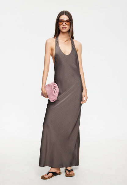 Lioness Fashion Online | Bare Maxi Dress - Mocca