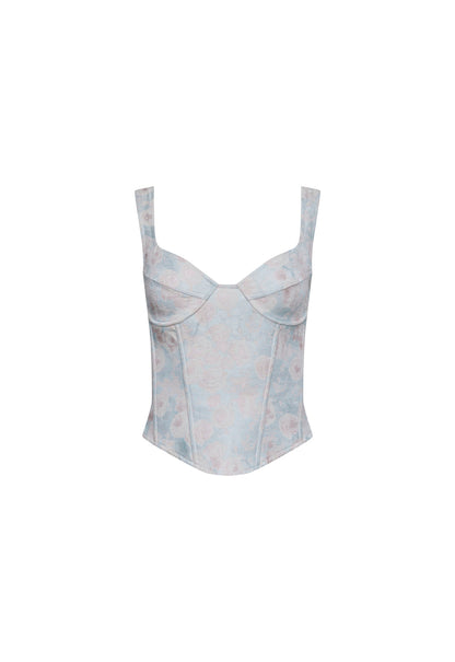 Lioness Fashion On Sale | Roma Corset - Soft Blue
