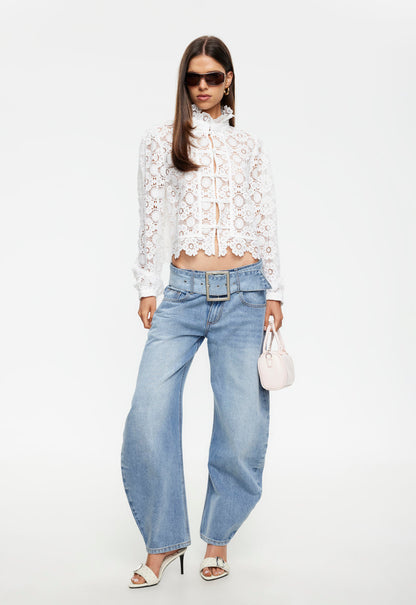 Lioness Fashion Sale | Overtime Blouse - Porcelain