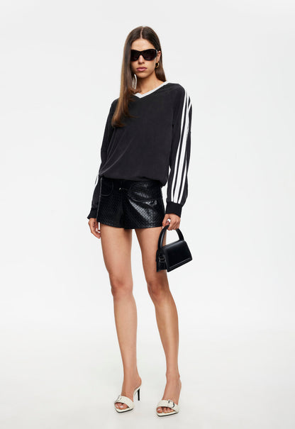 Lioness Fashion Online Shop | All Stars Long Sleeve - Washed Noir
