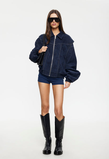 Lioness Fashion US | VISTA BOMBER - WASHED NAVY