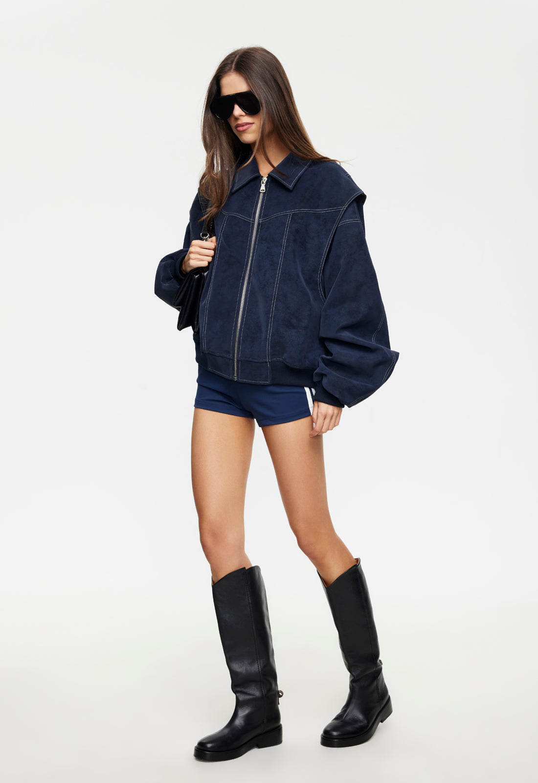 Lioness Fashion US | VISTA BOMBER - WASHED NAVY